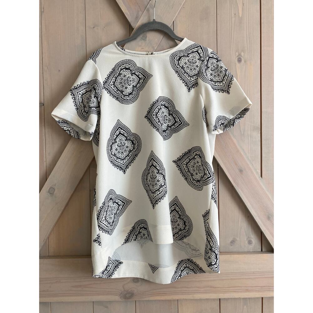 Madewell medallion shirt tailored tee estate paisley s small